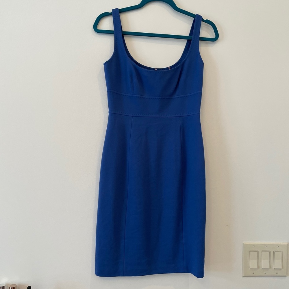 Blue cocktail dress